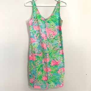 Lilly Pulitzer Floridita flamingo knit dress